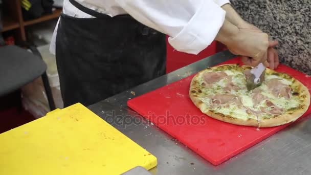 Pizza Fazendo Parte 5 — Vídeo de Stock