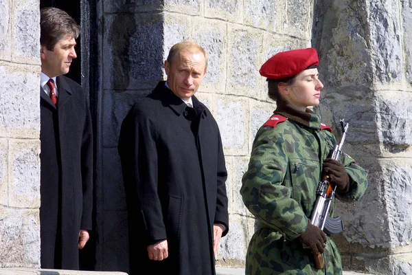Bulgaria Rusia Putin Visita — Foto de Stock