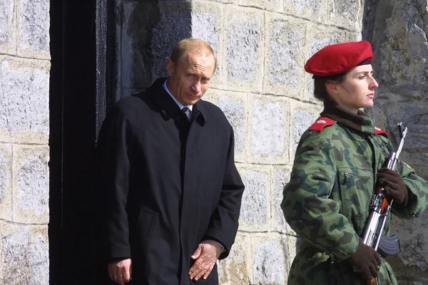 Bulgaria Rusia Putin Visita — Foto de Stock