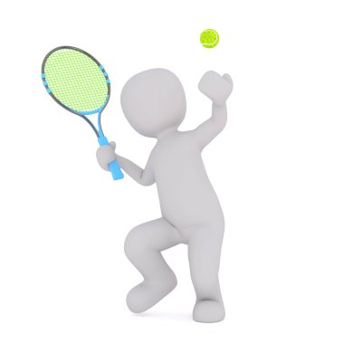 Tenis oyuncu hizmet