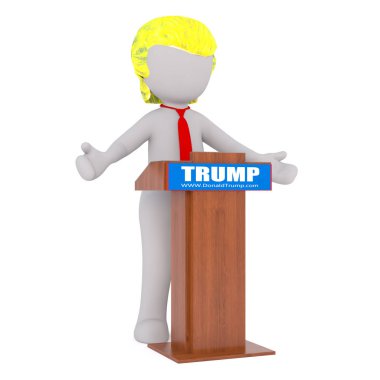 Donald Trump kollarını Yayilim