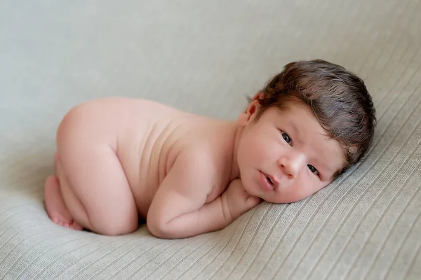 Sleeping Newborn Baby Healthy Medical Concept Healthy Child Concept Hospital — Stock Photo, Image