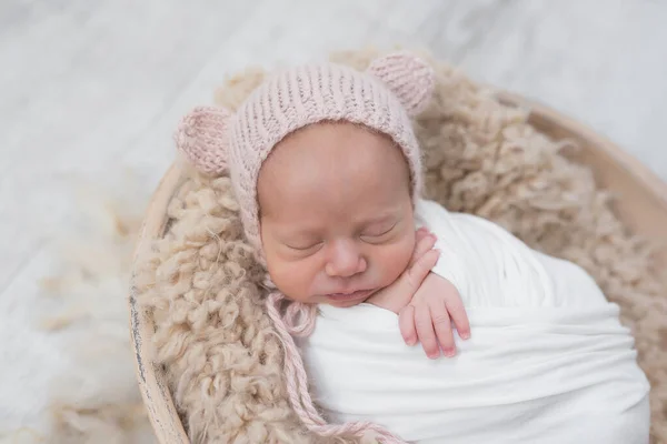 Bambino Appena Nato Addormentato Concetto Sano Medico Bambino Sano Concetto — Foto Stock