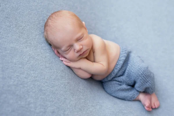 Slapende Pasgeboren Baby Gezond Medisch Concept Gezond Kind Concept Van — Stockfoto