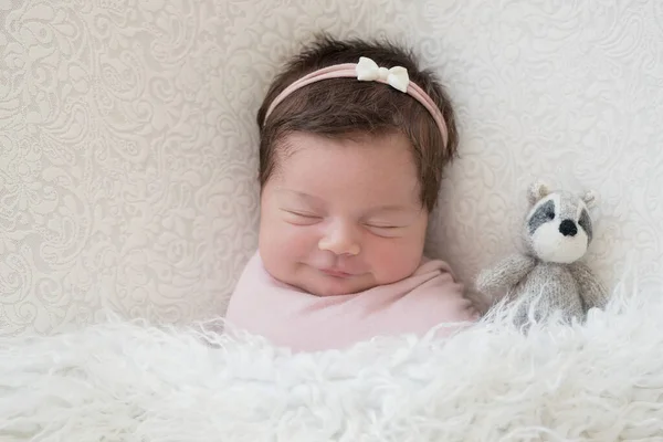 Slapende Pasgeboren Baby Gezond Medisch Concept Gezond Kind Concept Van — Stockfoto