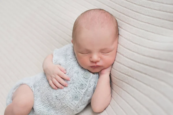 Slapende Pasgeboren Baby Gezond Medisch Concept Gezond Kind Concept Van — Stockfoto