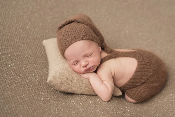 Sleeping Newborn Baby Healthy Medical Concept Healthy Child Concept Hospital — Stock Photo, Image