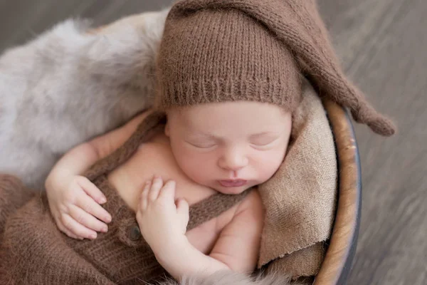 Bambino Appena Nato Addormentato Concetto Sano Medico Bambino Sano Concetto — Foto Stock