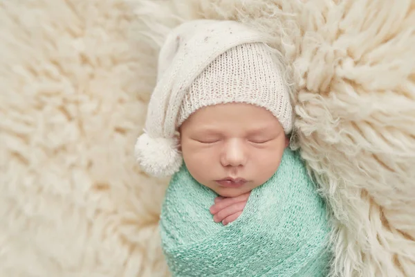 Bambino Appena Nato Addormentato Concetto Sano Medico Bambino Sano Concetto — Foto Stock