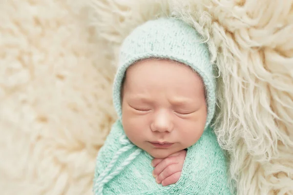 Bambino Appena Nato Addormentato Concetto Sano Medico Bambino Sano Concetto — Foto Stock