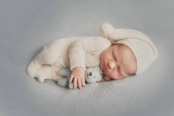 Sleeping Newborn Baby Healthy Medical Concept Healthy Child Concept Hospital — Stock Photo, Image