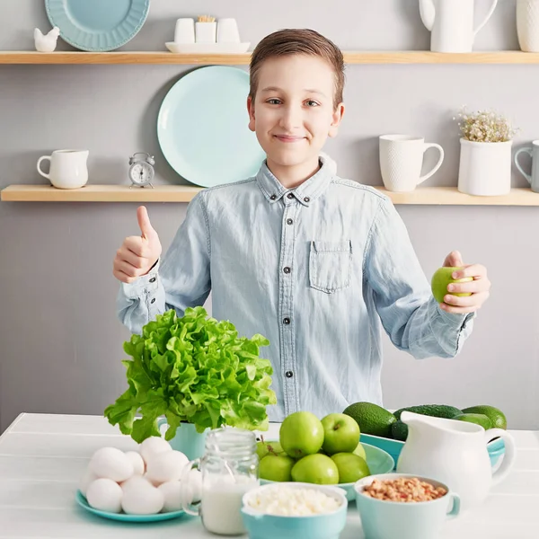 Limpiar Comer Ingredientes Saludables Para Cocinar Marco Alimenticio Concepto Superalimentos —  Fotos de Stock