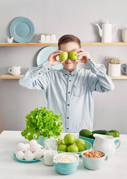 Limpiar Comer Ingredientes Saludables Para Cocinar Marco Alimenticio Concepto Superalimentos —  Fotos de Stock
