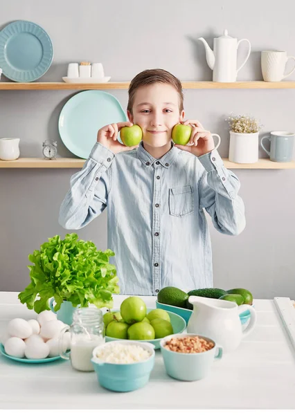 Limpiar Comer Ingredientes Saludables Para Cocinar Marco Alimenticio Concepto Superalimentos —  Fotos de Stock