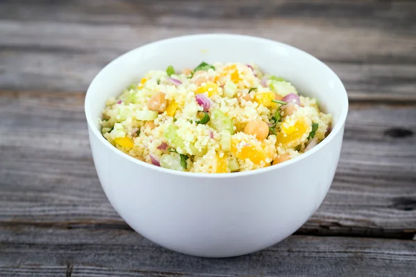 Citrus couscous salad — Stock Photo, Image