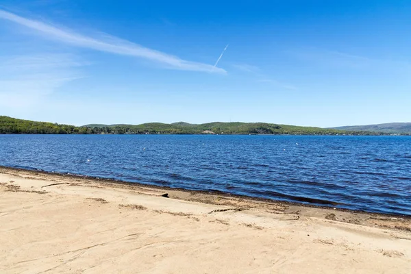 Maskinonge Lake, Lanaudiere St-Gabriel-de-Brandon, Quebec, Kanada yaz