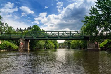 Maskinonge Nehri Köprüsü Saint-Didace 