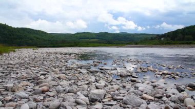Matapedia doğal peyzaj Gaspes Yarımadası Quebec Kanada