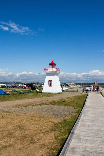 Casa de luz en Camping Plage Beaubassin Bonaventure village Que —  Fotos de Stock