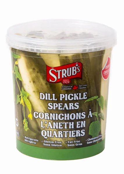 Strub 's dill pickle spears packaging — стоковое фото