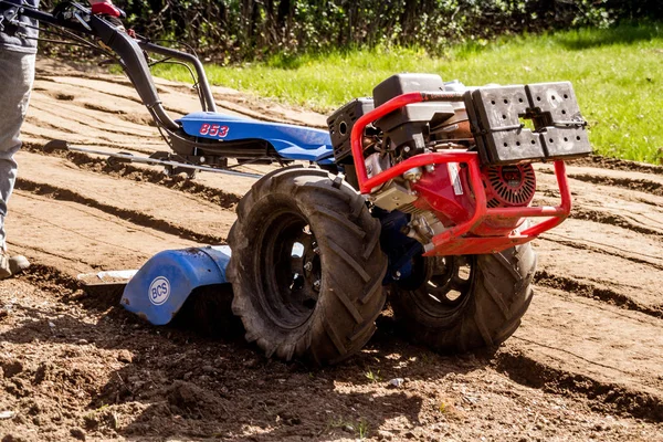 Quebec Canada May 2018 Bcs 853 Rototiller Popular Tractor Unit — Stock Photo, Image