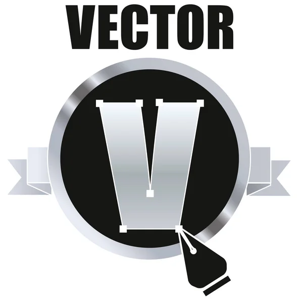 Vector illustration line drawing concept symbol — Stock vektor