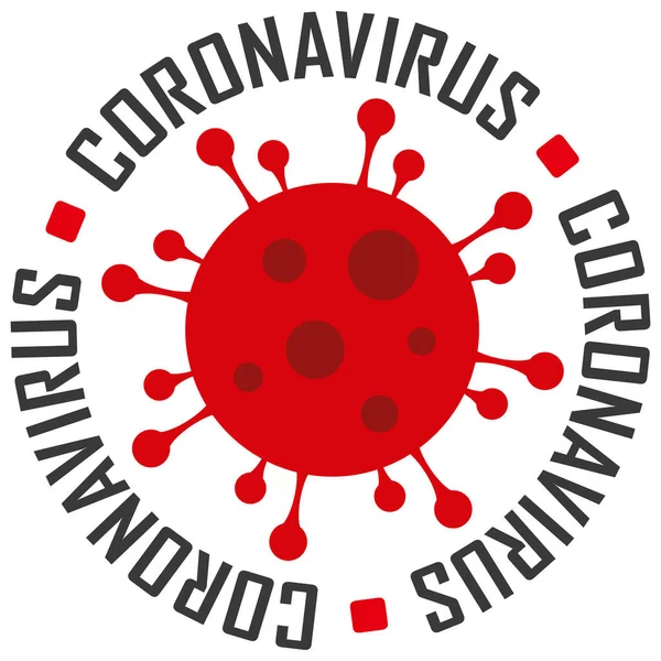 COVID-19 Coronavirus bakteri enfeksiyonu salgın simgesi 