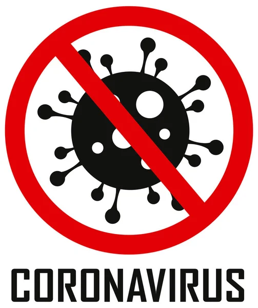 Covid Coronavirus Bacteria Infection Pandemic Icon Symbol — Stock Vector