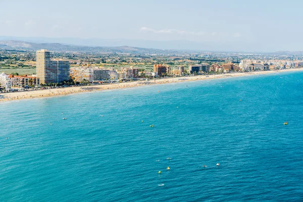 Peniscola şehir İspanya Hava panoramik manzaralı