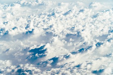 Dünya bulutlar güzel manzara havadan görünümü