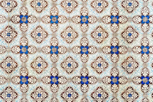 Beautiful Ceramic Wall Texture Pattern Lisbon Portugal — Stock Photo, Image