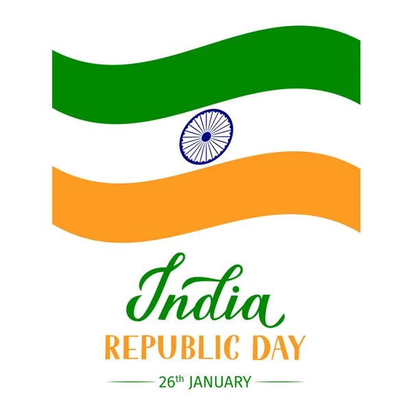 Ilustracja wektora Dnia Republiki Indii. Święto Indii Celebrati — Wektor stockowy