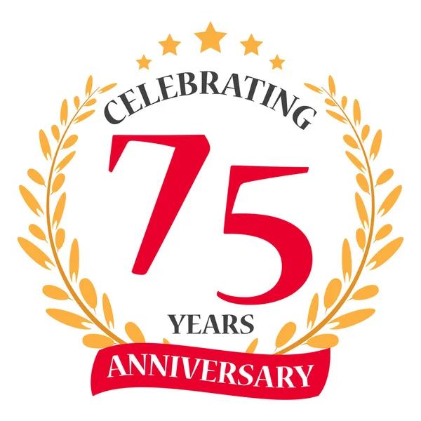 Happy Anniversary celebration icon — Stock Vector