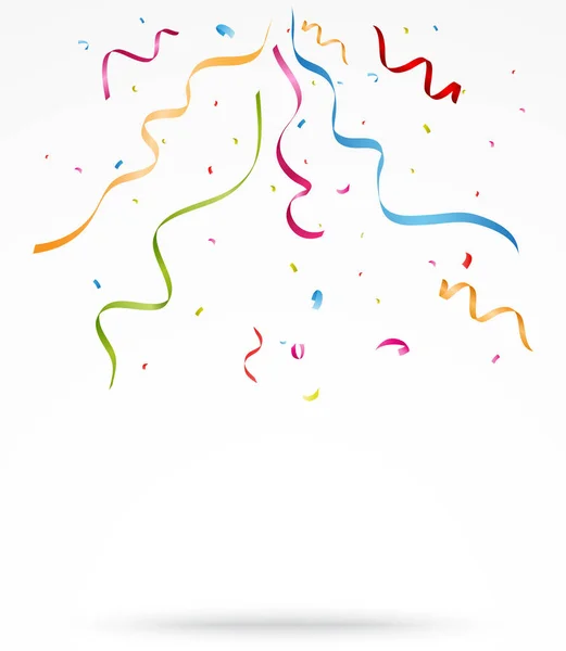 Rubans de célébration colorés — Image vectorielle
