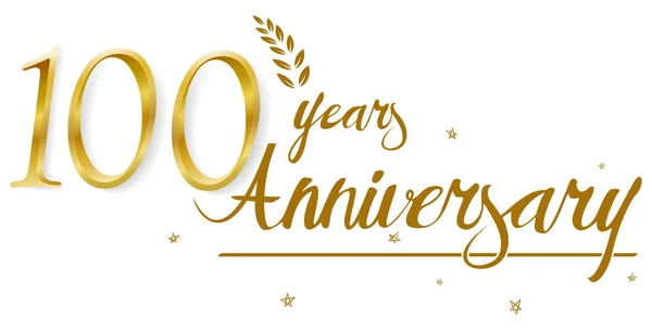 Anniversary celebrating poster — Stock Vector