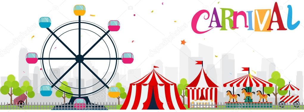 carnival colorful background