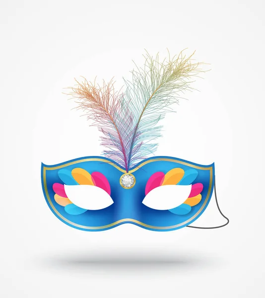 Máscara de Carnaval ilustración — Vector de stock