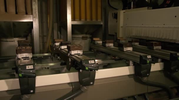 Inoperativ Maskin Verktygsmaskiner Produktion — Stockvideo