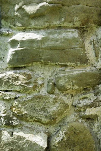 Duvarcılığın dokusu, 10. yüzyılda antik bir tapınağın taş duvarının bir parçası, arka plan, arka plan — Stok fotoğraf
