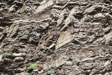 arkaplan için kırmızı kahverengi granit kaya, doku