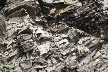 arkaplan için kırmızı kahverengi granit kaya, doku