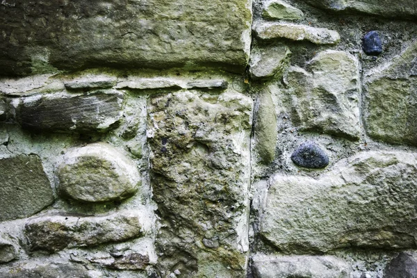 Texture de maçonnerie, fragment d'un mur de pierre d'un ancien temple du Xe siècle, fond, toile de fond — Photo