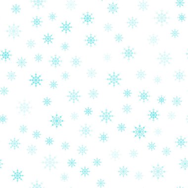 Yılbaşı desenleri kar tanelerinin arkaplan mavisi beyaza