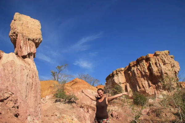 Célèbre Attraction Kenya Est Gorge Hell Kitchen Pierres Rochers Avec — Photo