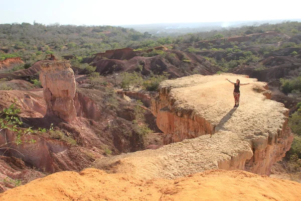 Célèbre Attraction Kenya Est Gorge Hell Kitchen Pierres Rochers Avec — Photo