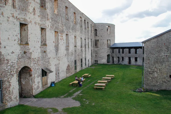 Borgholm Suède Juin 2016 Château Borgholm Suédois Borgholms Slott Aujourd — Photo