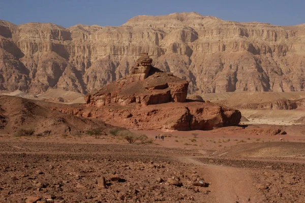 Den berömda nationalparken Timna i öknen i södra Israel — Stockfoto