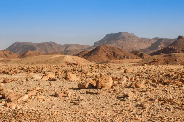 Den berömda nationalparken Timna i öknen i södra Israel — Stockfoto