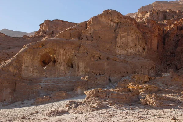 The famous Timna National Park in the desert in southern Israel — Stock Photo, Image