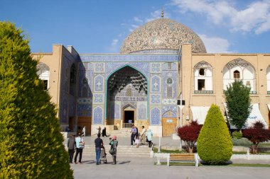 Esfahan, İran - 14 Mayıs 2017: Şehrin ana merkezi